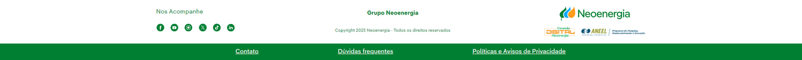 Rodapé Neoenergia